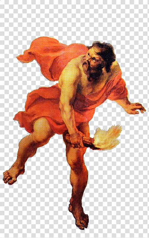 Hephaestus Prometheus Carrying Fire Hades Zeus Hera, others transparent background PNG clipart