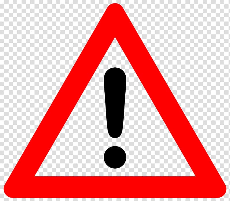 warning symbol, Warning sign , exclamation mark transparent background PNG clipart