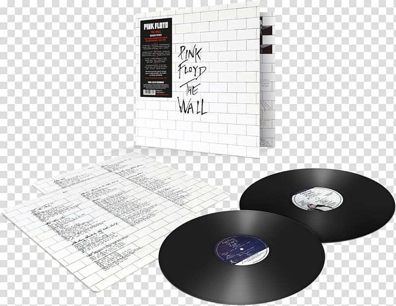 The Wall Pink Floyd Phonograph record LP record Remaster, Pinkfloyd transparent background PNG clipart