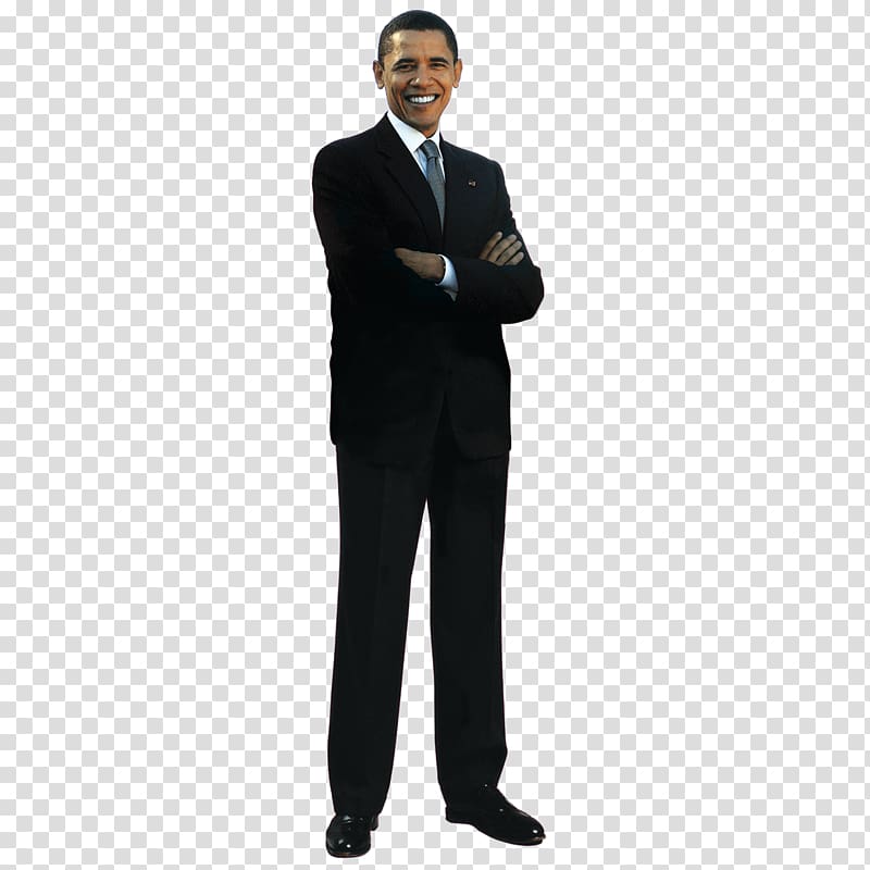 Barack Obama, Standing Obama transparent background PNG clipart