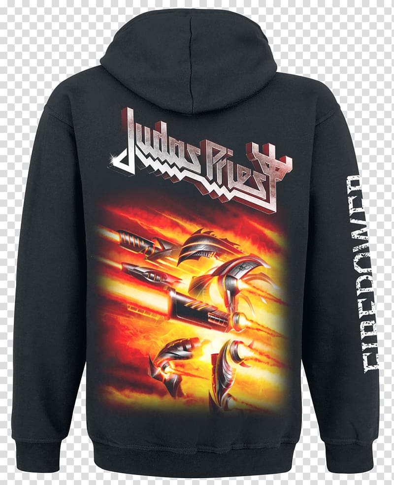 T-shirt Firepower World Tour Judas Priest Hoodie, T-shirt transparent background PNG clipart
