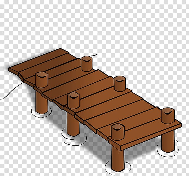 brown bridge illustration, Dock , Pier transparent background PNG clipart