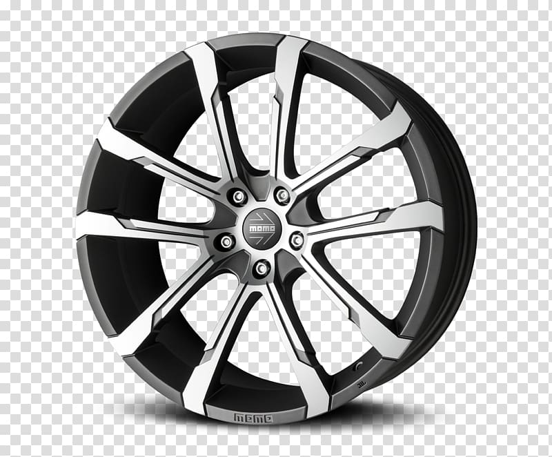 Mitsubishi Lancer Evolution Car Momo Alloy wheel, over wheels transparent background PNG clipart