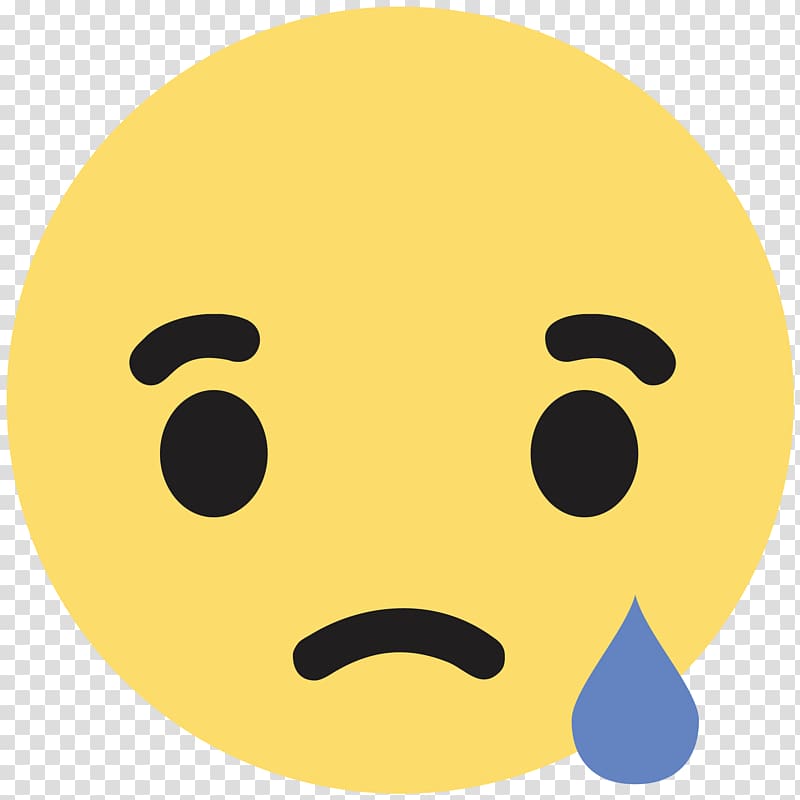 sad emoji illustration, Facebook Like button Sadness Emoticon, emoji face transparent background PNG clipart