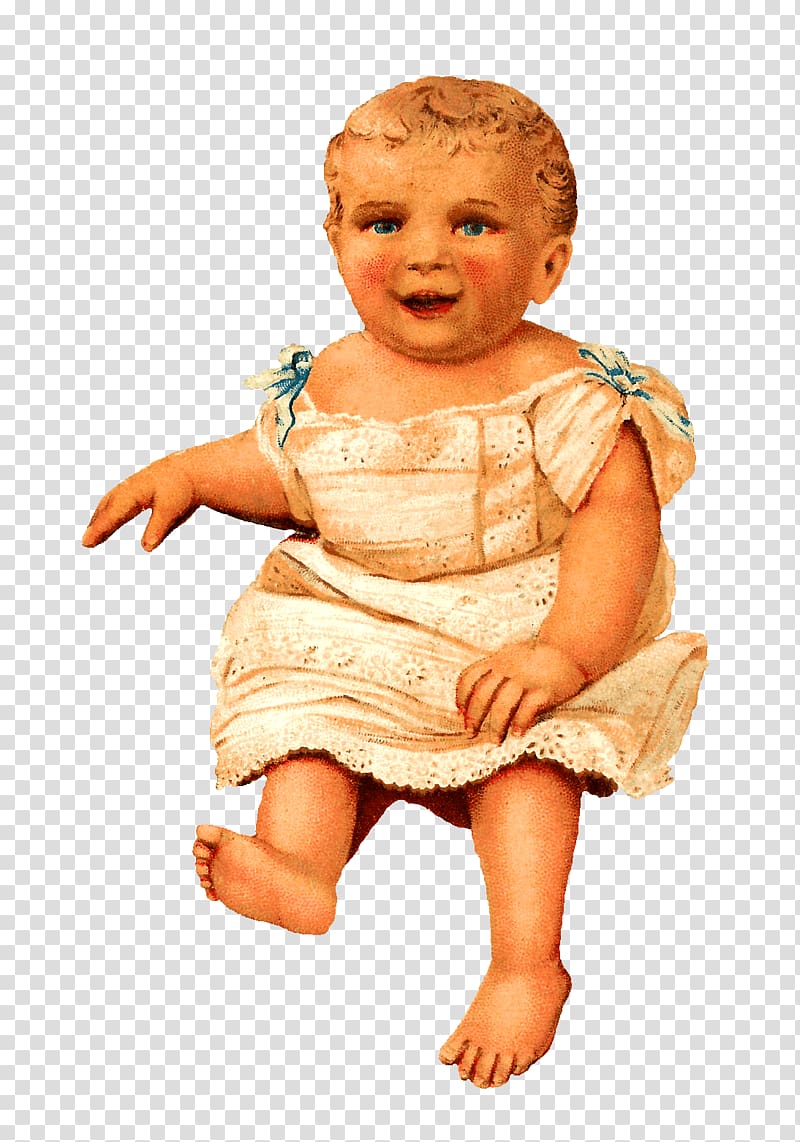 toddler digital illustration, Victorian Baby transparent background PNG clipart