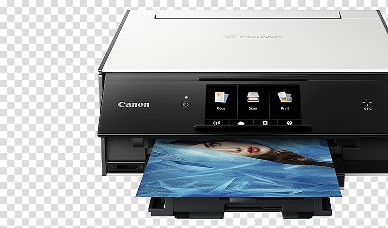 Canon PIXMA TS9020 Inkjet printing Multi-function printer, Canon printer transparent background PNG clipart