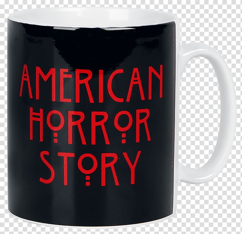 American Horror Story Cup, Logo, for None, Black Coffee cup Mug Font, american horror story logo transparent background PNG clipart