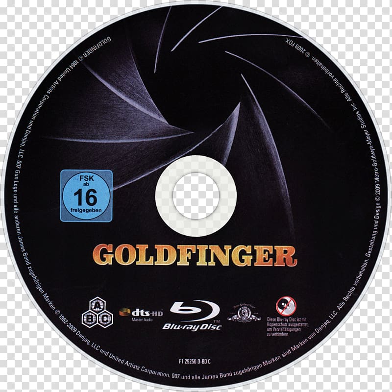 Compact disc Oddjob Blu-ray disc James Bond Film Series, goldfinger transparent background PNG clipart