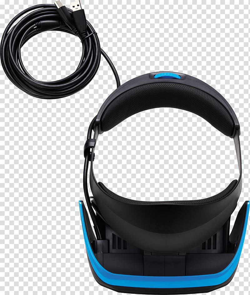 Head-mounted display Virtual reality headset Windows Mixed Reality, headphones transparent background PNG clipart