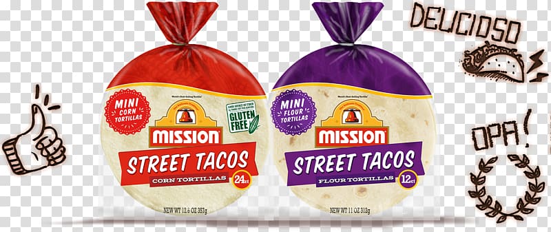 Taco Food Wheat tortilla Brand Corn tortilla, flour transparent background PNG clipart