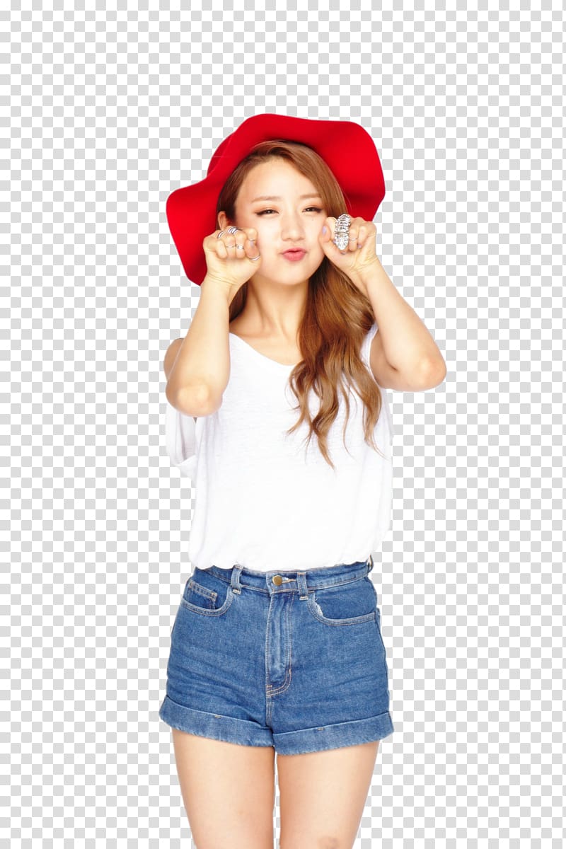 Jung Eun-ji Apink K-pop Singer Dancer, pink singer transparent background PNG clipart