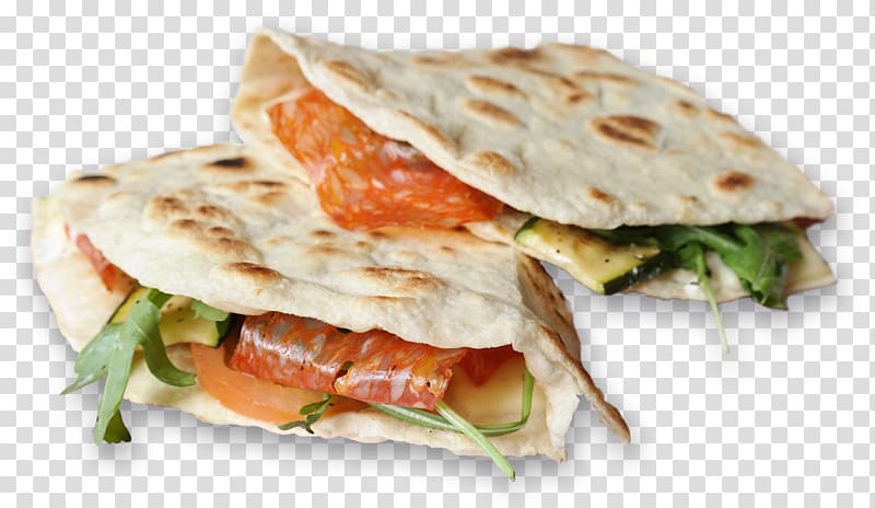 Quesadilla Piadina Wrap Gyro Breakfast sandwich, piadina transparent background PNG clipart