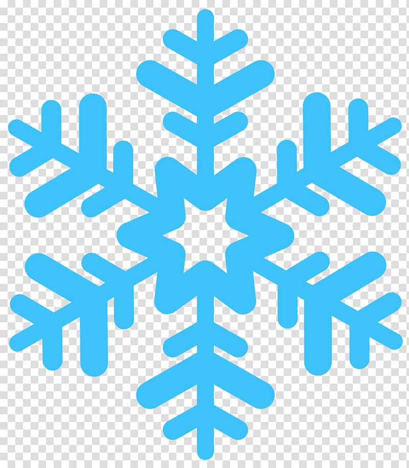 blue snowflake illustration, Snowflake Blue Simple transparent background PNG clipart