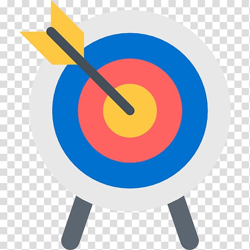 gray arrow in center target board, Shooting target Archery Icon, A archery target transparent background PNG clipart