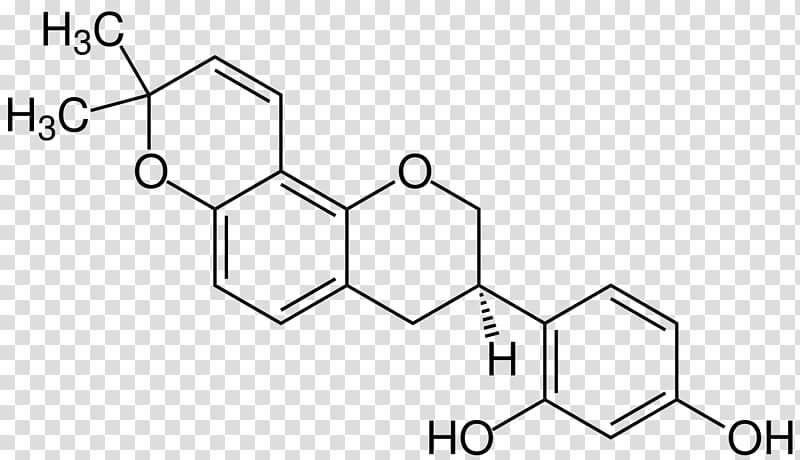 Glabridin Organic Chemistry Liquorice Structural formula, Glycyrrhiza transparent background PNG clipart