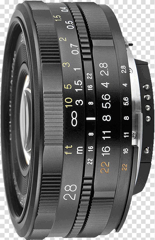 Fisheye lens Canon EF lens mount Digital SLR Sony FE 28mm F2 Voigtländer, camera lens transparent background PNG clipart