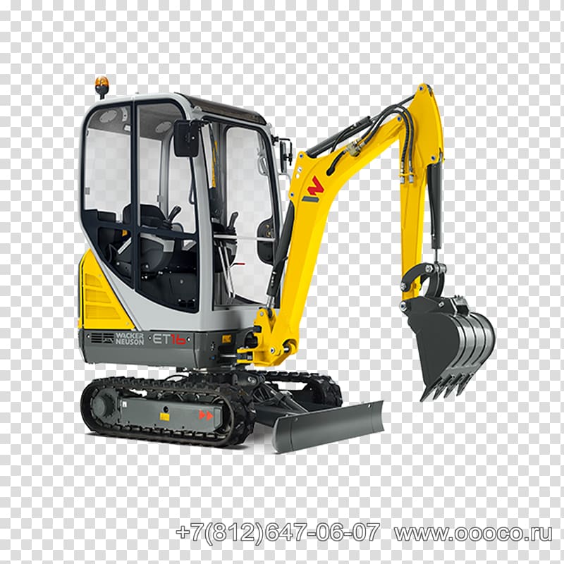 Caterpillar Inc. Heavy Machinery Wacker Neuson Compact excavator, excavator transparent background PNG clipart