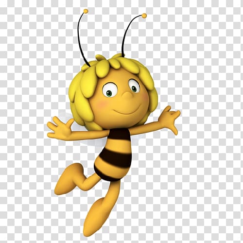Maya the Bee Honey bee , bee transparent background PNG clipart