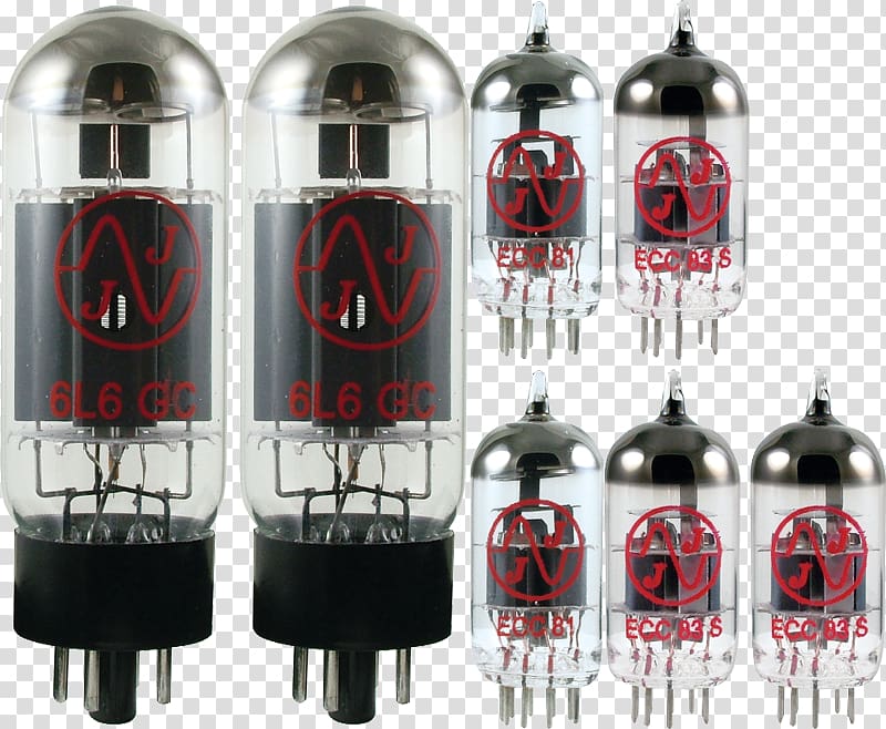 Guitar amplifier JJ Electronic 12AX7 Vacuum tube, others transparent background PNG clipart