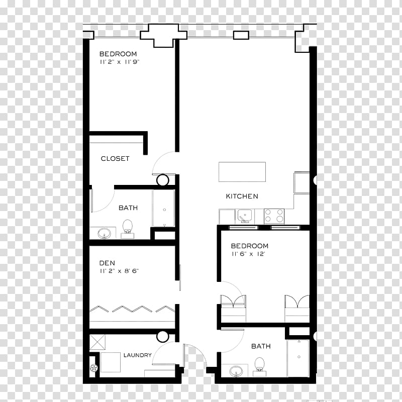 Floor plan Brix Apartment Lofts Renting House, apartment transparent background PNG clipart