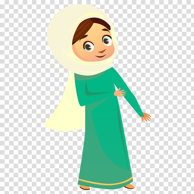 Muslim Eid Mubarak Eid al-Fitr , girl transparent background PNG clipart