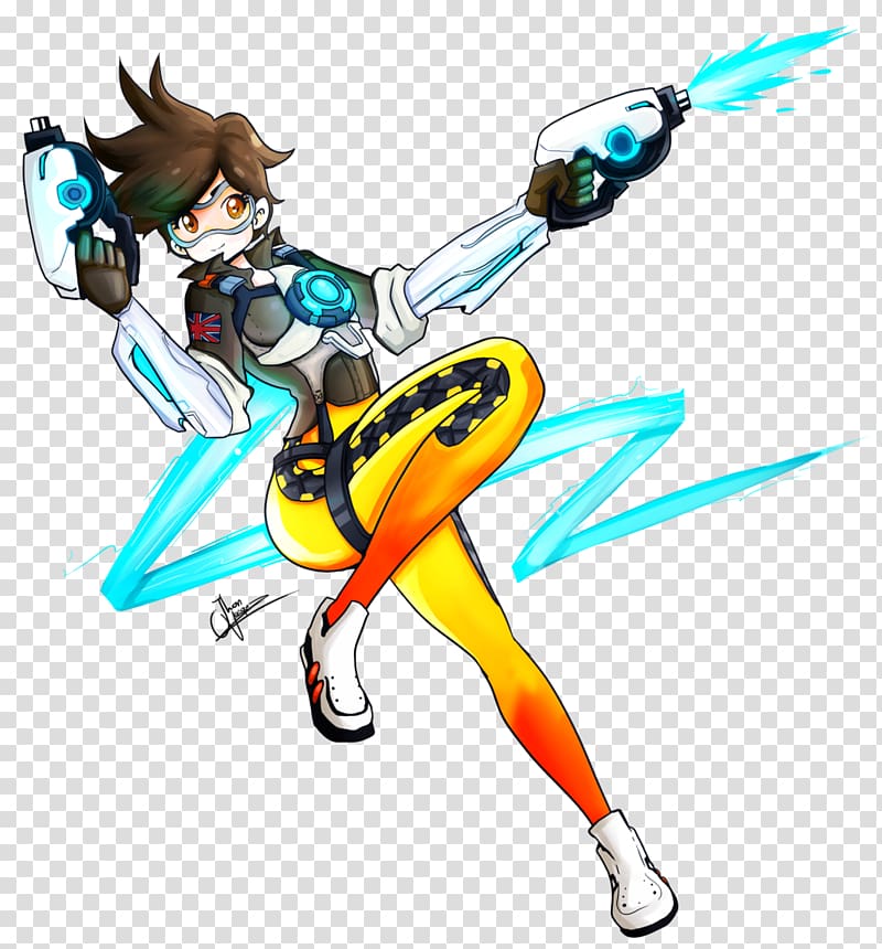 Overwatch Tracer Drawing Hanzo, overwatch transparent background PNG clipart
