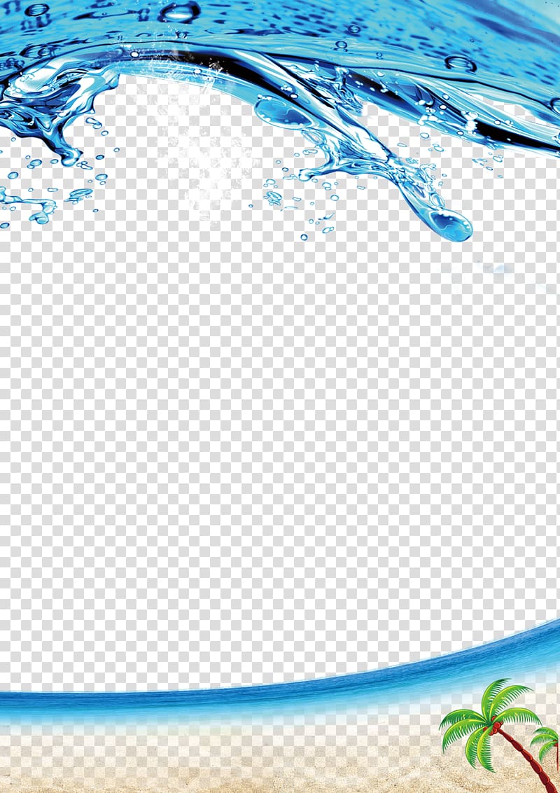 liquid and beach , , Wave transparent background PNG clipart