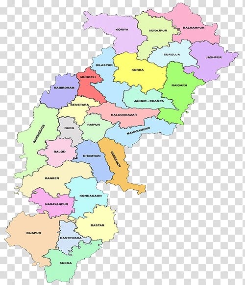 Naya Raipur Chhattisgarh Board of Secondary Education States and territories of India Map, map transparent background PNG clipart