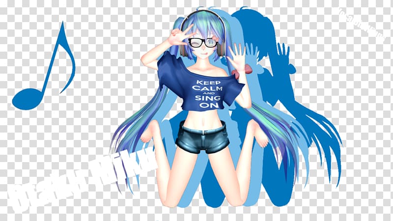 Hatsune Miku MikuMikuDance ComiPo! Vocaloid Model, hatsune miku transparent background PNG clipart