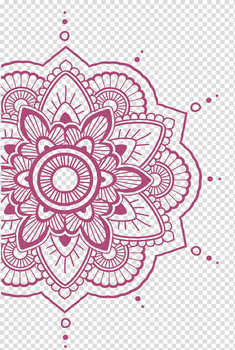 Mandala Drawing Coloring book Tattoo Design, design transparent background PNG clipart