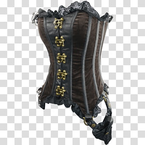 Corset Clothing Steampunk fashion Undergarment, steampunk gear transparent background PNG clipart thumbnail