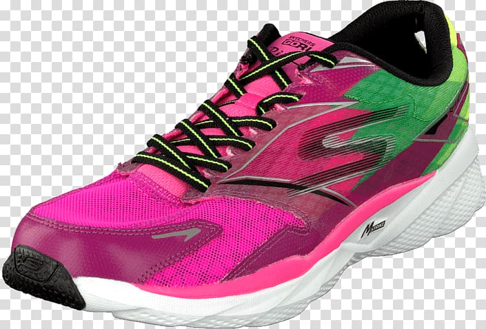 Sports shoes Skechers Go Run 4, Women\'s Training Running Shoes, Pink (Pink/Orange), 3 UK (36 Eu) Sandal, pink lime transparent background PNG clipart