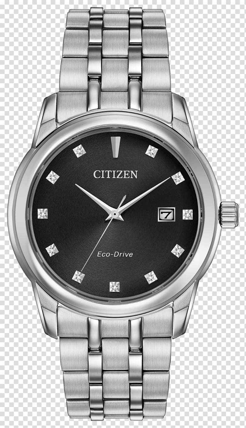 Eco-Drive Citizen Holdings Watch Jewellery Diamond, model movement transparent background PNG clipart