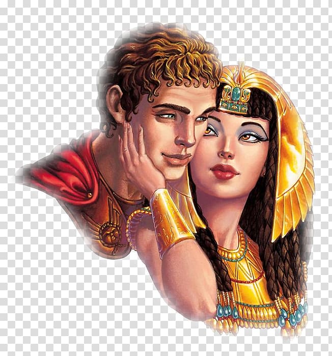 Antony and Cleopatra Mark Antony Julius Caesar Caesar\'s Civil War, Egypt transparent background PNG clipart