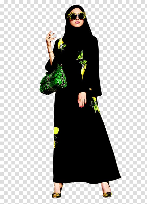 Islamic fashion Dolce & Gabbana Abaya Italian fashion, Daniel Balavoine transparent background PNG clipart