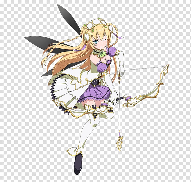 Sword Art Online: Code Register Asuna Fairy Spriggan, sete pecados  capitais, bow, fictional Character, angel png