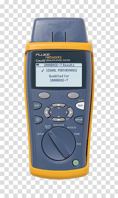 Fluke Networks CIQ-100 Fluke CIQ-100 CableIQ Qualification Tester Cable tester Fluke Corporation Fluke Networks CableIQ Advanced IT Kit, Network tester kit, audio cable tester transparent background PNG clipart