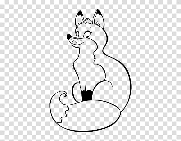 Red fox Arctic fox Drawing Coloring book, renard dessin transparent background PNG clipart