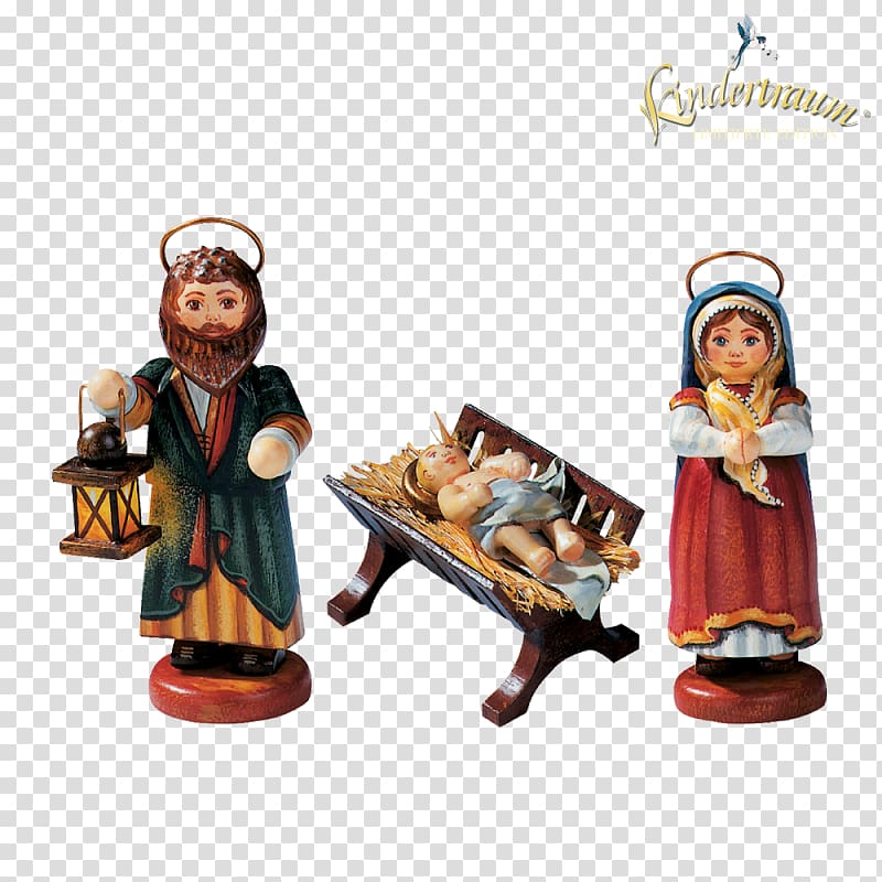 Christmas ornament Figurine, Holy Family transparent background PNG clipart