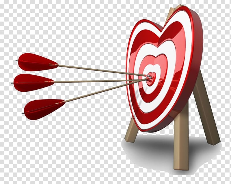 Arrow Archery Heart, The textured 3D Darts transparent background PNG clipart