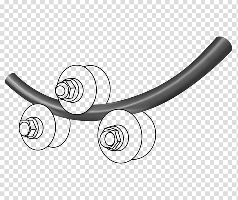 Steel Pipe Quenching Architectural engineering Profile, bending transparent background PNG clipart