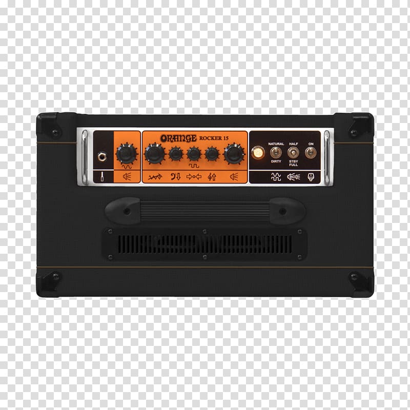 Guitar amplifier Orange Rocker 15 Electric guitar Orange Rocker 32, electric guitar transparent background PNG clipart