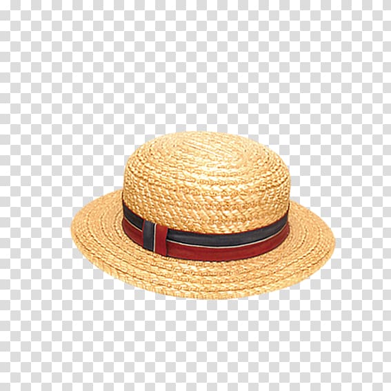 Straw hat Designer Boater, straw hat transparent background PNG clipart