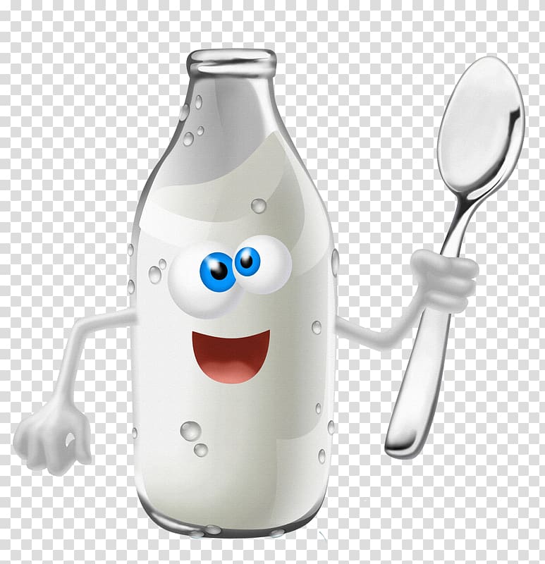 Milk bottle Cola Cao Marie biscuit Breakfast, Creative milk bottle transparent background PNG clipart