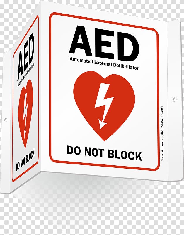 Automated External Defibrillators Defibrillation Cardiac arrest First Aid Supplies Sign, Defibrillator transparent background PNG clipart