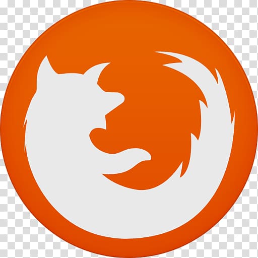 white fox logo, orange smile circle , Firefox transparent background PNG clipart