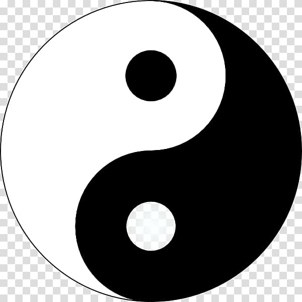 yin yang , Ying Yang Tattoo Simple transparent background PNG clipart