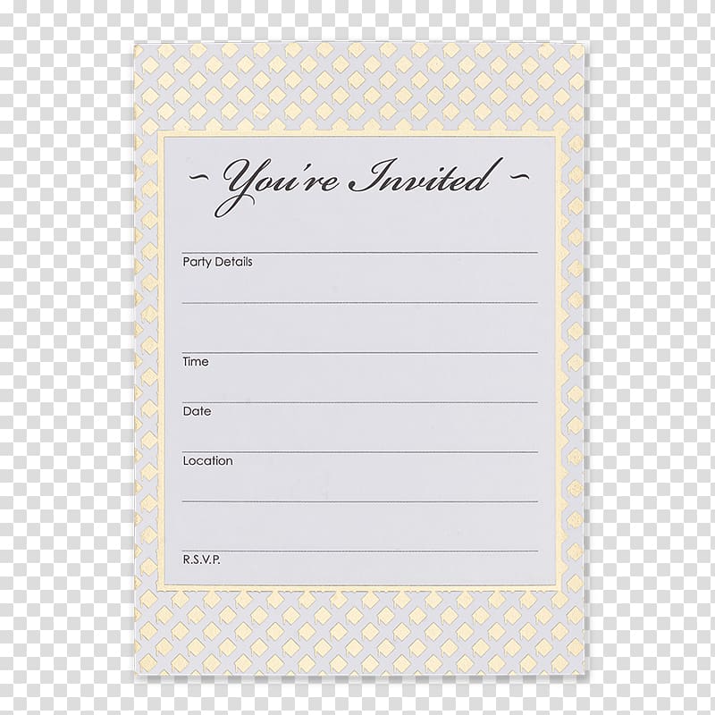 Wedding invitation Greeting & Note Cards Gold Party, Herff Jones Texan Graduation Supply transparent background PNG clipart