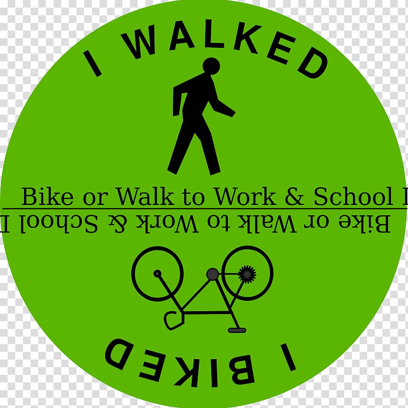 Walk to Work Day Walking Walk Safely to School Day Bike-to-Work Day , school work transparent background PNG clipart