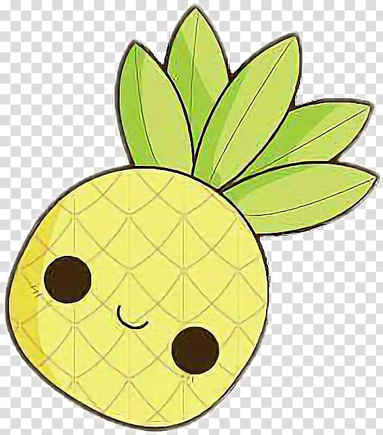 Piña colada Pineapple Kavaii Drawing, pineapple transparent background PNG clipart